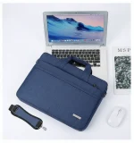 Sacoche Ordinateur 17 Pouces Bleu Jean Business - Vue 1 - Sacoche Ordinateur
