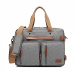 Sacoche Ordinateur 17 Pouces Gris Convertible - Vue 1 - Sacoche Ordinateur