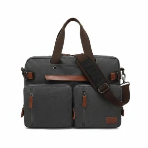Sacoche Ordinateur 17 Pouces Gris Convertible - Vue 1 - Sacoche Ordinateur