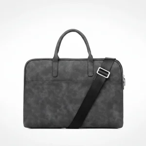 Sacoche Ordinateur 17 Pouces Grise Business Imperméable - Vue 1 - Sacoche Ordinateur