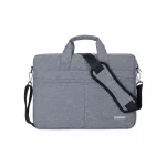Sacoche Ordinateur 17 Pouces Grise Imperméable Homme - Vue 1 - Sacoche Ordinateur