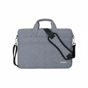 Sacoche Ordinateur 17 Pouces Grise Imperméable Homme - Vue 1 - Sacoche Ordinateur