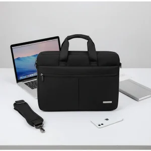 Sacoche Ordinateur 17 Pouces Noire Business - Vue 1 - Sacoche Ordinateur