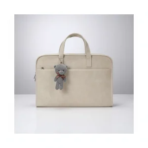 Sacoche Ordinateur Beige 15 Pouces Imperméable - Vue 1 - Sacoche Ordinateur