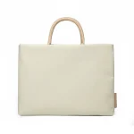 Sacoche Ordinateur Beige 15 Pouces Imperméable - Vue 1 - Sacoche Ordinateur