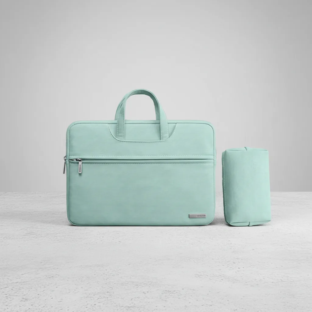 Sacoche Ordinateur - Duo Pastel & Organisation - Vue 2 - Sacoche Ordinateur