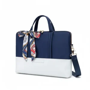 Sacoche Ordinateur Femme 13 Pouces Bleu Marine - Vue 1 - Sacoche Ordinateur