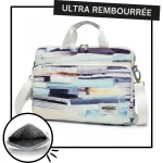 Sacoche Ordinateur Femme 14 Pouces Aquarelle - Vue 1 - Sacoche Ordinateur