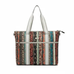 Sacoche Ordinateur Femme 15 Pouces Bohème Imprimé - Vue 1 - Sacoche Ordinateur
