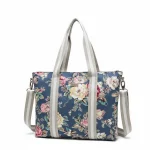 Sacoche Ordinateur Femme 15 Pouces Fleurie Nylon - Vue 1 - Sacoche Ordinateur