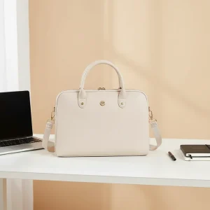 Sacoche Ordinateur Femme Beige 14 Pouces Élégante - Vue 1 - Sacoche Ordinateur