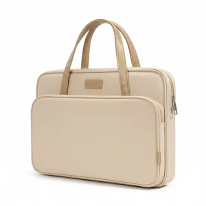 Sacoche Ordinateur Femme Beige Nude 15 Pouces Élégante - Vue 1 - Sacoche Ordinateur