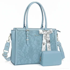 Sacoche Ordinateur Femme Bleu Ciel 15 Pouces Cours - Vue 1 - Sacoche Ordinateur