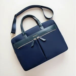 Sacoche Ordinateur Femme Bleu Marine 15 Pouces - Vue 1 - Sacoche Ordinateur