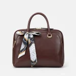 Sacoche Ordinateur Femme Cuir Acajou 14 Pouces - Vue 1 - Sacoche Ordinateur