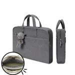 Sacoche Ordinateur Femme Gris Antichoc Voyage - Vue 1 - Sacoche Ordinateur