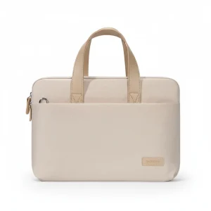 Sacoche Ordinateur Femme Lin Clair 16 Pouces - Vue 1 - Sacoche Ordinateur