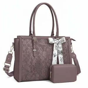Sacoche Ordinateur Femme Mauve 15 Pouces Élégante - Vue 1 - Sacoche Ordinateur
