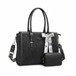 Sacoche Ordinateur Femme Noire 17 Pouces Cours - Vue 1 - Sacoche Ordinateur