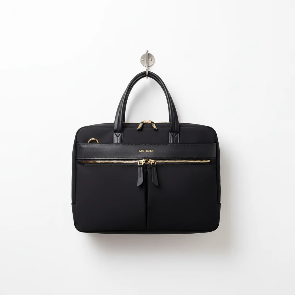Sacoche Ordinateur Femme Noire Élégante - Vue 2 - Sacoche Ordinateur
