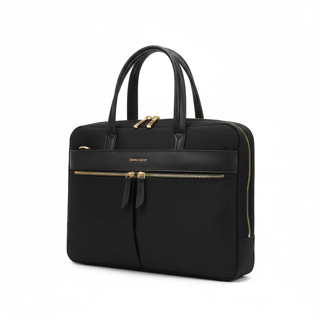 Sacoche Ordinateur Femme Noire Élégante - Vue 6 - Sacoche Ordinateur