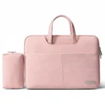 Sacoche Ordinateur Femme Rose 15 Pouces + Trousse - Vue 1 - Sacoche Ordinateur