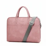 Sacoche Ordinateur Femme Rose 17 Pouces Simili Cuir - Vue 1 - Sacoche Ordinateur
