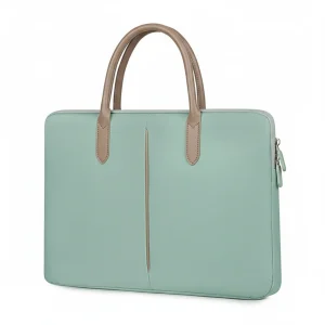 Sacoche Ordinateur Femme Vert d'Eau 15 Pouces - Vue 1 - Sacoche Ordinateur