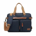 Sacoche Ordinateur Homme 15.6 Pouces Bleu Business - Vue 1 - Sacoche Ordinateur