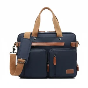 Sacoche Ordinateur Homme 15.6 Pouces Bleu Business - Vue 1 - Sacoche Ordinateur