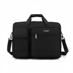 Sacoche Ordinateur Homme 15.6 Pouces Noire Business - Vue 1 - Sacoche Ordinateur