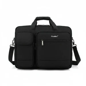 Sacoche Ordinateur Homme 15.6 Pouces Noire Business - Vue 1 - Sacoche Ordinateur