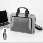 Sacoche Ordinateur Homme Grise 15 Pouces Business - Vue 1 - Sacoche Ordinateur