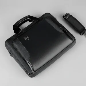 Sacoche Ordinateur Homme Noire 17 Pouces Business - Vue 1 - Sacoche Ordinateur