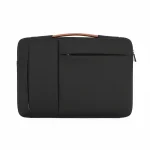 Sacoche Ordinateur Homme Noire Multipoches 15 Pouces - Vue 1 - Sacoche Ordinateur