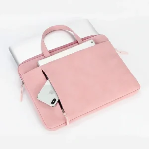 Sacoche Ordinateur Rose Bonbon 15 Pouces Féminine - Vue 1 - Sacoche Ordinateur
