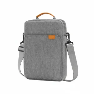 Sacoche Ordinateur Tablette Grise Compacte Multi-rangements - Vue 1 - Sacoche Ordinateur
